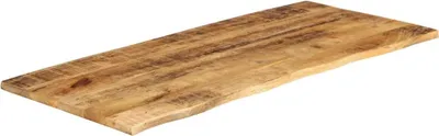 Produktbild von vidaXL Tischplatte 140x60x3,8 cm Baumkante Massivholz Raues Mangoholz