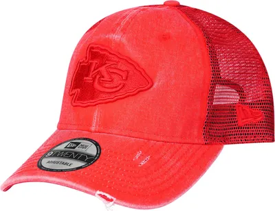 Zdjęcie produktu dla Czapka z daszkiem New Era 9Twenty Trucker Cap - WASHED Kansas City Chiefs rot