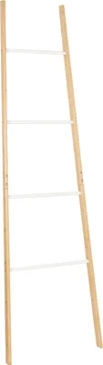 Produktbild von BELIANI Handtuchhalter Hellbraun Bambus Holz Leiter Rack für Handtücher oder Kleidung 4 Stäbe
