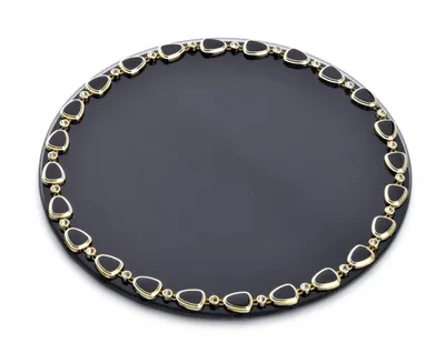 Image de Bougeoir Elia Noir 20 cm