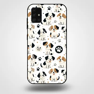 Zdjęcie produktu dla Etui na telefon Smartphonica do Samsung Galaxy A51 z nadrukiem psa - tylna obudowa z TPU z wzorem psa
