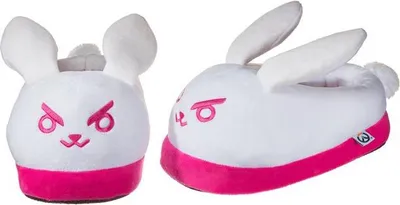 Productafbeelding van Blizzard Overwatch – D.Va konijnenpluizen slippers, maat M