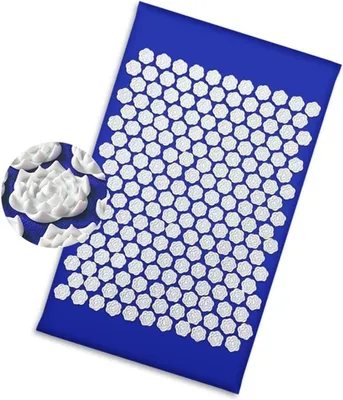 Immagine prodotto di Cuscino per l'agopressione - Tappetino Shiatsu - Favorisce il rilassamento - 258 punti di massaggio - 65 x 41 cm - Blu