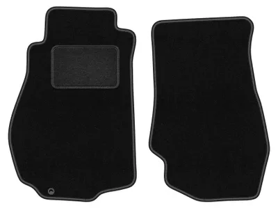 Imagen del producto de Alfombrillas de moqueta para Nissan 350Z 2003-2009 (cupé) – juego de 2 piezas, negras, a medida – Wielganizator LUX
