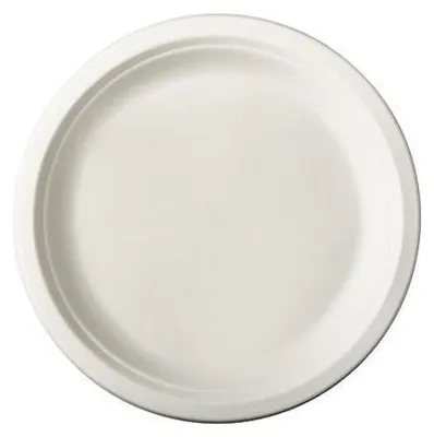 Image de PAPSTAR 89422 100 PAPSTAR Zuckerrohr-Teller pure 23,0 x 23,0 cm