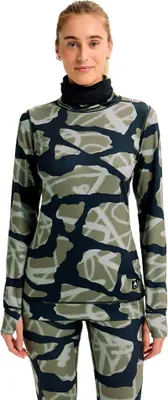 Zdjęcie produktu dla Damska koszulka termoaktywna z długim rękawem Burton Midweight Long Neck Green M