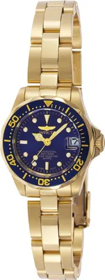 Obrázek produktu pro Invicta Pro Diver 8944 Dámské Hodinky - Quartz Hnutí - Nerezová Ocel s Modrým Ciferníkem - 24 mm