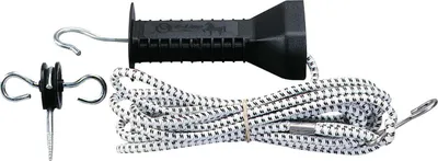 Immagine prodotto di Set di maniglie per cancelli con corda elastica da 3,20 m a 6,20 m di recinzione per pascoli