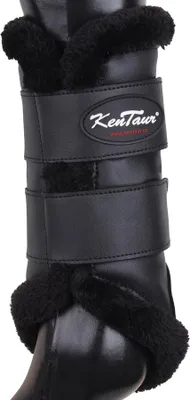Produktbild von Kentaur Dressage Boots Kunstfell, Größe:3, Farbe:schwarz/schwarz