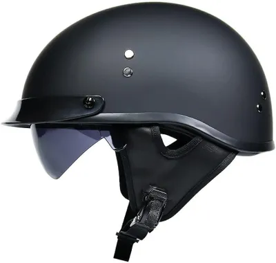 Produktbild von Halbhelm für Motorräder mit Visier und ECE-Zulassung