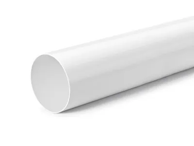 Image de Naber tuyau 125, blanc, 350 mm - Technique de ventilation