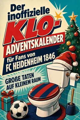 Produktbild von Der inoffizielle Klo-Adventskalender für Fans von FC Heidenheim 1846