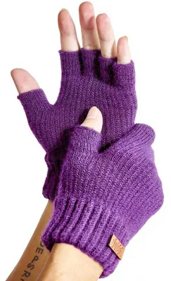Immagine prodotto di Guanti a maglia senza dita, per uomo e donna: caldi e confortevoli