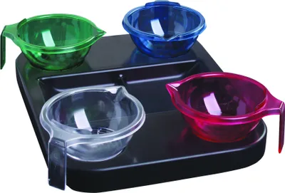 Produktbild von Färbetablett 4Colorinkl. 4 Schalen