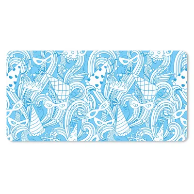 Produktbild von MuchoWow® Mauspad Mousepad Muster - Karneval - Maske 60x30 cm - Mousepads - Maus Mat - Pad - Mausunterlage - Nachhaltig