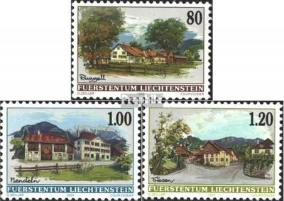 Produktbild von Briefmarken Liechtenstein 1999 Mi 1192-1194 (kompl.Ausg.) postfrisch Dorfansichten
