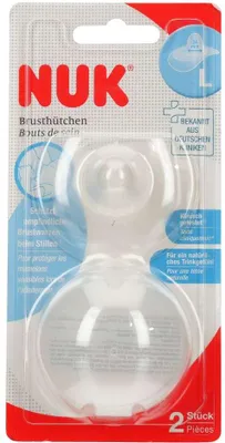 Produktbild von NUK Silikon Brusthütchen Stillhütchen Gr.L 24mm