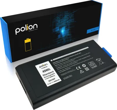 Produktbild von DELL Laptop-Akku X8VWF 4XKN5 4400mAh POLION
