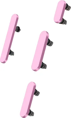 Produktbild von Clappio, Power- und Lautstärketasten für iPhone 16 und iPhone 16 Plus, Rosa
