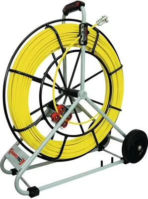 Immagine prodotto di Asta in fibra di vetro Nastro-L.120m Curvatura-R.500mm Cavo-D.7,5mm RUNPOTEC