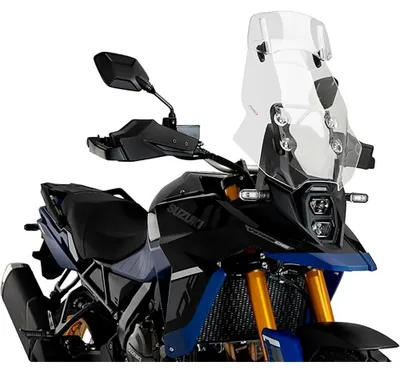 Produktbild von Windschild Puig Touringscheibe mit Visier 460 x 445 mm mit ABE für Suzuki DL800DE V-STROM, DL800 V-STROM Tech, DL800 V-STROM Bj. 2023 - 2026