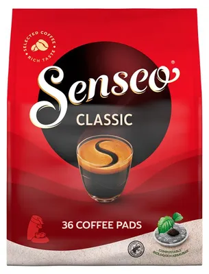 Zdjęcie produktu dla Kawa w saszetkach Jacobs Douwe Egberts SENSEO® CLASSIC, 36 szt.