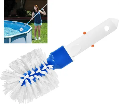 Imagen del producto de Cepillo para piscina, cepillo de esquina, 27x8 cm, para la limpieza de piscinas