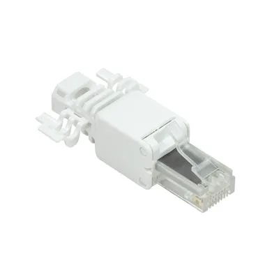 Produktbild von LogiLink Modularer RJ45-Steckverbinder Kat.6A ungeschirmt weiß
