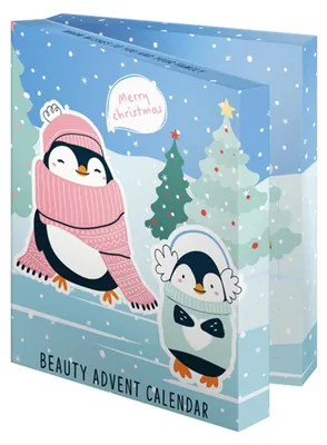Zdjęcie produktu dla Kids Beauty Kalendarz adwentowy wypełniony kosmetykami i produktami pielęgnacyjnymi