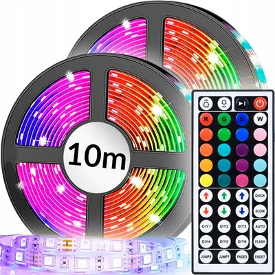 Produktbild von Decorya RGB LED-Streifen 10m mit Fernbedienung, SMD 5050