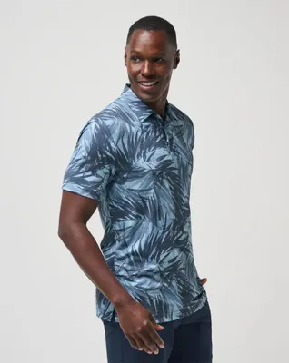 Produktbild von Travis Mathew Forest Reserve Kurzarm-poloshirt Blau L Herren Blau L
