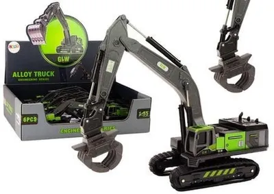 Zdjęcie produktu dla Koparka gąsienicowa z metalowymi elementami 1:55