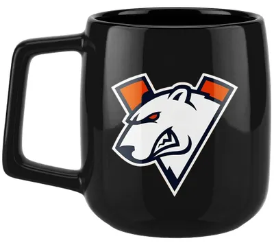 Image de Tasse en céramique Virtus.pro avec logo, 430 ml, noire