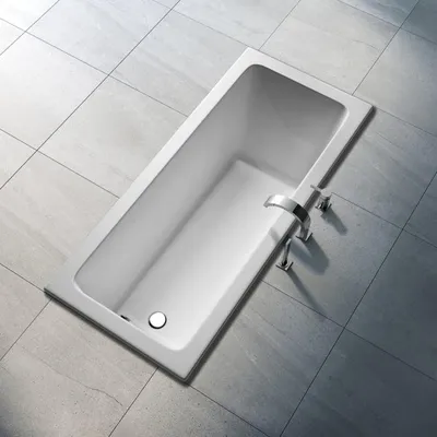 Productafbeelding van Kronenbach vrijstaande badkuip, model Cube, afmetingen 170 x 75 cm