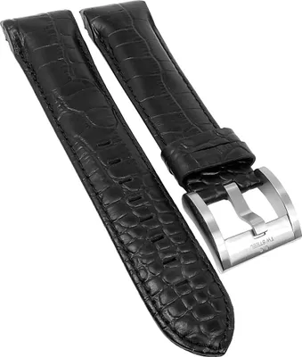 Produktbild von TW STEEL CEO Tonneau Band Leder schwarz Schließe silbern | CE2001