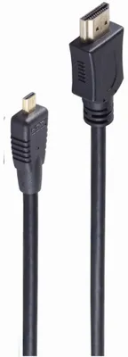 Image de shiverpeaks BS77472-3 Câble HDMI 2 m HDMI type A (standard) HDMI type D (micro) Noir (77472-3)