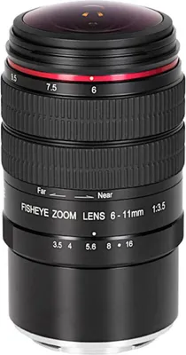 Produktbild von Meike 6-11mm F3.5, Weitwinkel-Fischaugenobjektiv, 8/11, 6 - 11 mm, Micro Four Thirds (MFT)