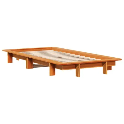 Immagine prodotto di Letto senza Materasso Marrone Cera 75x190 cm in Legno di Pino