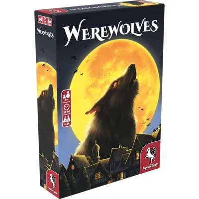 Produktbild von Werwölfe Neuauflage Englisch Gesellschaftsspiel für 6-24 Spieler