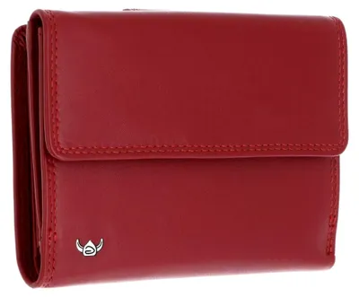 Produktbild von Leder Geldbörse Polo RFID Protect Damenbörse 2137 Rot dunkelrot