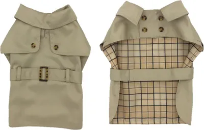 Produktbild von Duvo+ Hundemantel Trenchcoat beige, Größe: XS