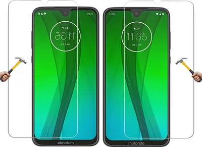 Produktbild von ino 2x Schutzglas kompatibel mit Motorola Moto G7 Panzerglas Panzerfolie Displayschutzglas Schutz Glasfolie Displayglas 9H