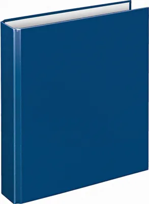 Image de Classeur à anneaux Veloflex Basic, DIN A5, PP, mécanisme à anneaux 2D, bleu