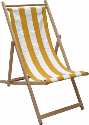 Image de Lit de soleil Jardin Prive Jaune 101 x 56 x 96 cm