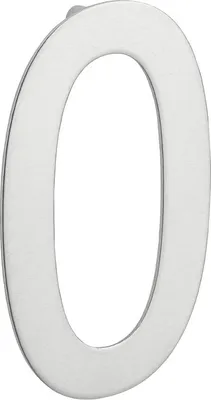 Image de Chiffre 0 à visser, inox, H.100mm - THIRARD