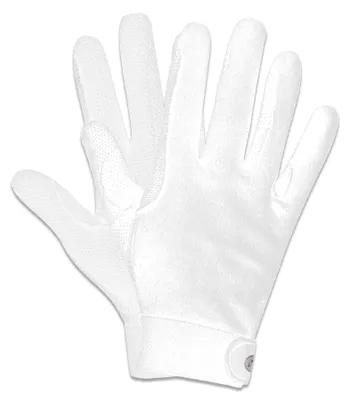 Reithandschuhe Pickot, Weiß, XL