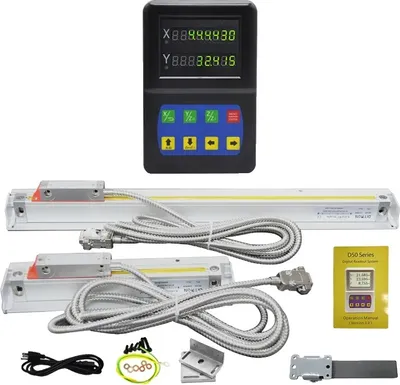 Zdjęcie produktu dla Cyfrowy system wyświetlania, 2-osiowy pomiar, wysoka dokładność, 2-osiowy dro-kit