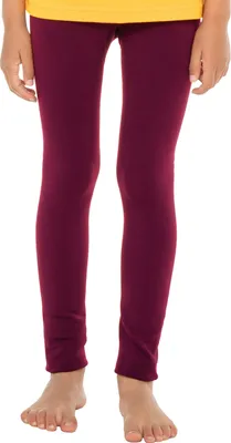 Produktbild von Celodoro Kinder Thermo Leggings (1 Stück) - warme Unterhose lang mit Innenfleece - Beere 146-152