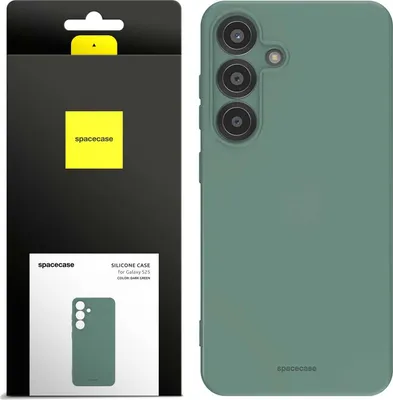 Image de SPACECASE Étui en silicone pour Galaxy S25 Vert