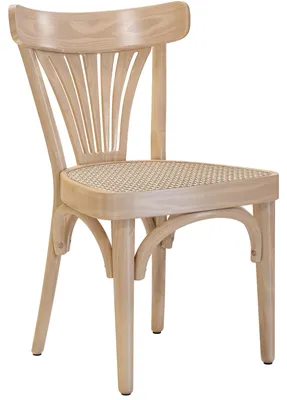 Produktbild von 2er-Set Cabris | Bugholzstuhl | Holz / Geflecht | Eiche | Bugholz | Gastro Rattanstuhl, Outdoor Rattanstuhl, Terrassen Rattanstuhl